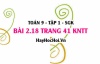 Bài 2.18 trang 41 Toán 9 tập 1 Kết nối tri thức